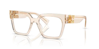 Miu Miu VMU 04UV women Transparent Squared Eyeglasses