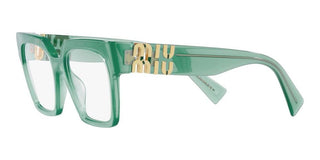 Miu Miu VMU 04UV women Green Squared Eyeglasses