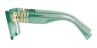 Miu Miu VMU 04UV women Green Squared Eyeglasses