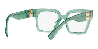 Miu Miu VMU 04UV women Green Squared Eyeglasses