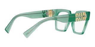 Miu Miu VMU 04UV women Green Squared Eyeglasses