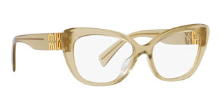 Miu Miu VMU 05VV women Yellow Squared Eyeglasses