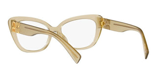 Miu Miu VMU 05VV women Yellow Squared Eyeglasses