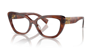 Miu Miu VMU 05VV women Havana Squared Eyeglasses