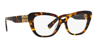 Miu Miu VMU 05VV women Havana Squared Eyeglasses