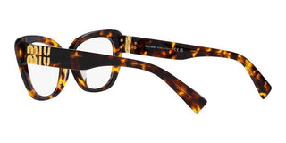 Miu Miu VMU 05VV women Havana Squared Eyeglasses