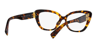 Miu Miu VMU 05VV women Havana Squared Eyeglasses