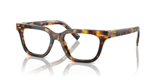 Miu Miu VMU 07XV women Havana Geometric Eyeglasses