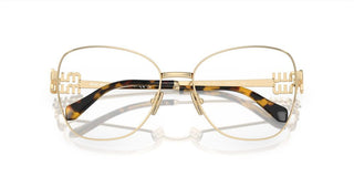 Miu Miu VMU 50XV women Gold Geometric Eyeglasses