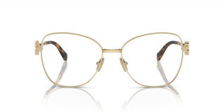 Miu Miu VMU 50XV women Gold Geometric Eyeglasses