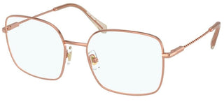 Miu Miu VMU 51T women Rose gold Geometric Eyeglasses