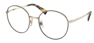 Miu Miu VMU 51VV women Black Round Eyeglasses