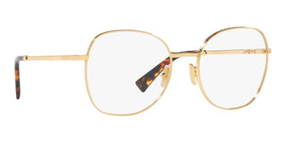 Miu Miu VMU 52VV women Gold Squared Eyeglasses