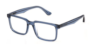 Police VPLN17 unisex Blue Squared Eyeglasses