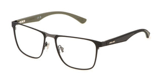 Police VPLN25 unisex Black Squared Eyeglasses