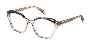 Police VPLN54E women Brown Butterfly Eyeglasses