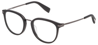 Trussardi VTR048 unisex Black Oversize Eyeglasses