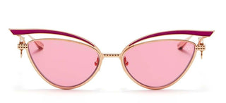 Valentino V - GLASSLINER women Rose gold Cat Eye Sunglasses