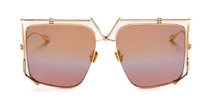 Valentino V - LIGHT unisex Gold Geometric Sunglasses