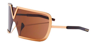 Valentino V - ROMASK unisex Gold Shield Sunglasses