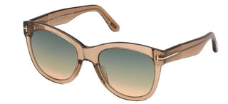 Tom Ford WALLACE FT 0870 women Brown Geometric Sunglasses