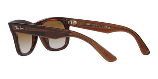 Ray-Ban WAYFARER REVERSE R0502S unisex Brown Squared Sunglasses