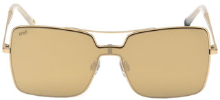 Web WE 0201 women Rose gold Shield Sunglasses