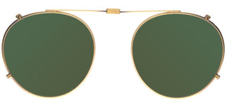 Garrett Leight WILSON unisex Gold Round Eyeglasses