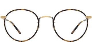 Garrett Leight WILSON unisex Brown Round Eyeglasses