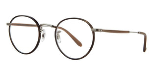 Garrett Leight WILSON unisex Brown Round Eyeglasses