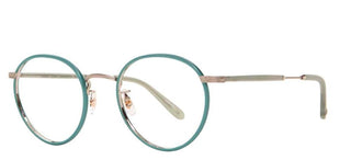 Garrett Leight WILSON unisex Green Round Eyeglasses