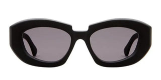 Kuboraum X23 Unisex Black Geometric Sunglasses