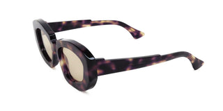 Kuboraum X23 Unisex Havana Geometric Sunglasses