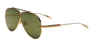 Valentino XVI unisex Gold Pilot Sunglasses