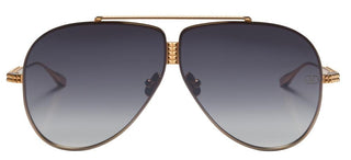 Valentino XVI unisex Rose gold Pilot Sunglasses