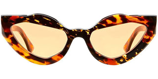 Kuboraum Y8 Unisex Havana Cat Eye Sunglasses