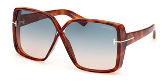 Tom Ford YVONNE FT 1117 women Havana Butterfly Sunglasses