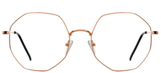 zerOne five ZO 925 women Rose gold Geometric Eyeglasses